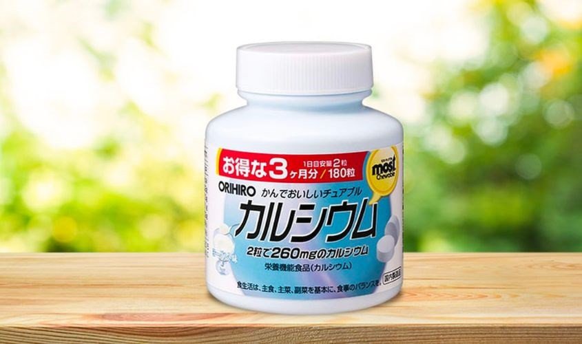 Viên nhai canxi vị sữa chua MOST Orihiro hỗ trợ xương chắc khỏe