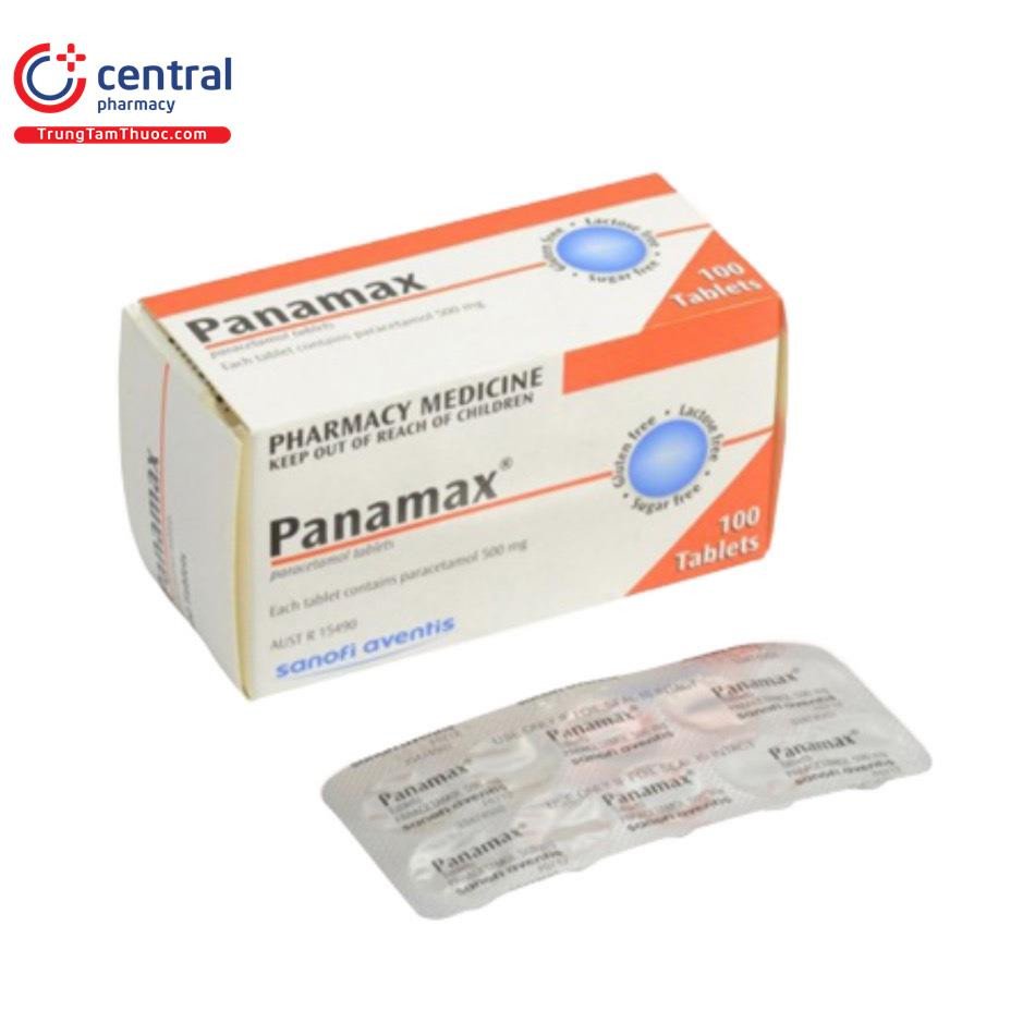 Viên thuốc Panamax 500mg của Úc