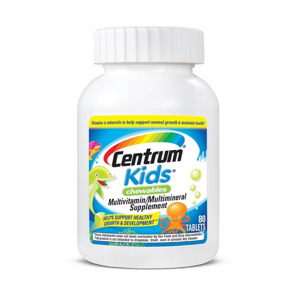 Viên uống bổ sung Centrum Kids dành cho trẻ em từ 12 tuổi