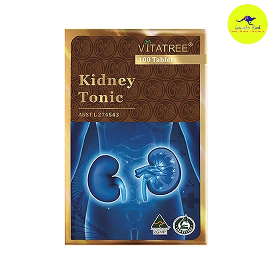 Viên uống bổ thận Vitatree Kidney Tonic chính hãng - 100 viên/hộp Viên uống bổ thận Vitatree Kidney Tonic chính hãng - 100 viên/hộp