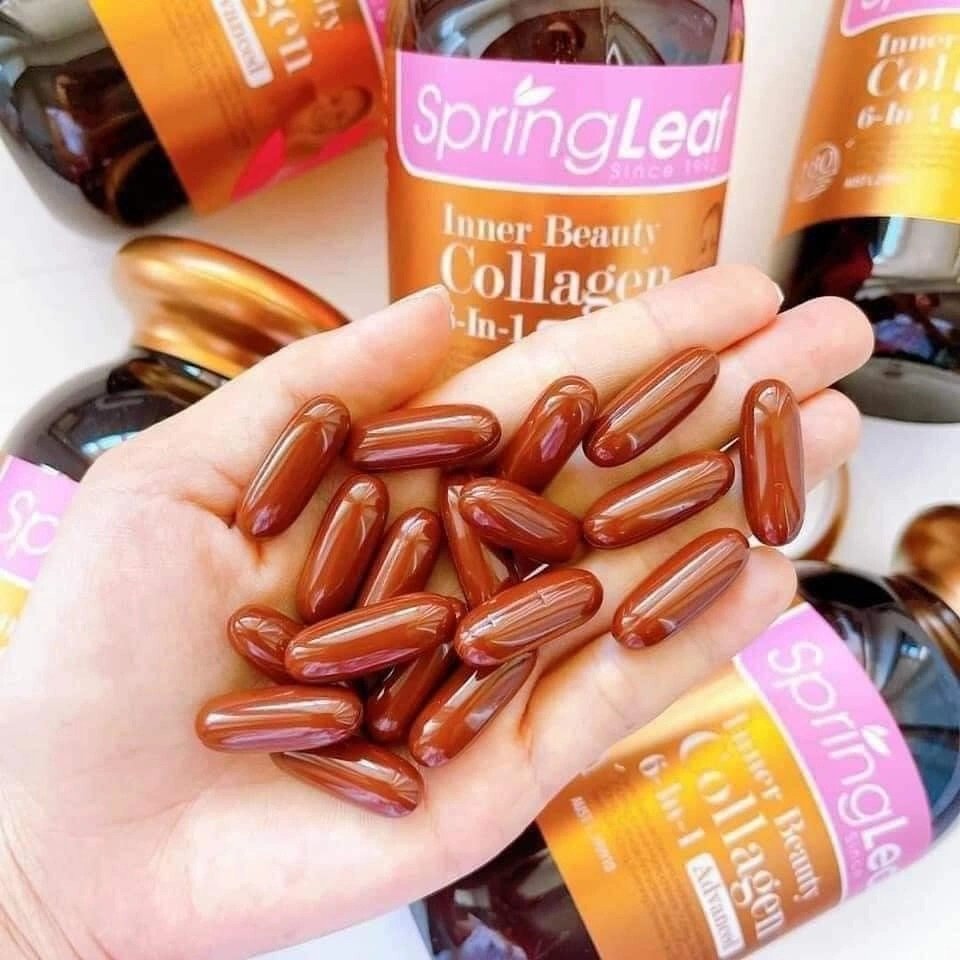 Viên uống Collagen 6 in 1 Spring Leaf Inner Beauty chính hãng của Úc Viên uống Collagen 6 in 1 Spring Leaf Inner Beauty chính hãng của Úc