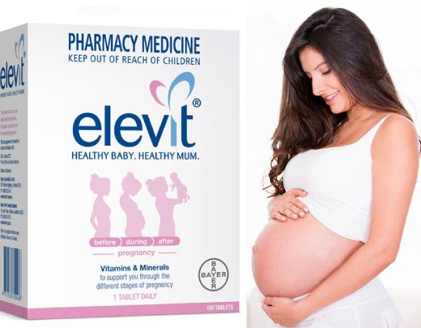 Viên uống Elevit cung cấp vitamin và khoáng chất thiết yếu cho phụ nữ mang thai