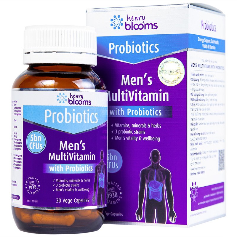 Viên uống Men's Multivitamin With Probiotics được nhiều nam giới lựa chọn