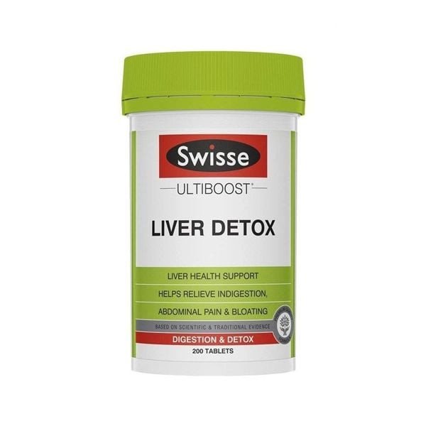 Viên uống thải độc gan Úc Swisse Ultiboost Liver Detox 200 viên