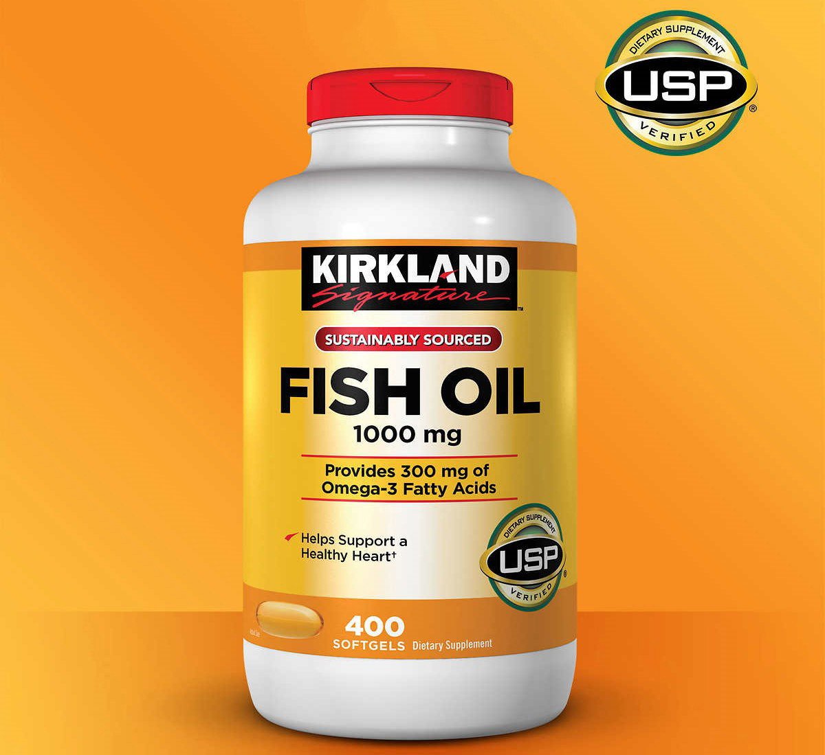 Xác thực Omega 3 1000mg chính hãng qua ký hiệu USP