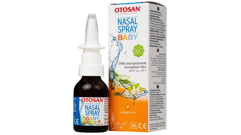 Xịt mũi Otosan Nasal Spray Baby hỗ trợ viêm mũi do virus, vi khuẩn, dị ứng