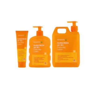 Kem chống nắng Woolworths Everyday Sunscreen SPF 50+ Đủ Size Không Gây Nhờn Rít Dùng Được Cho Mặt Và Body