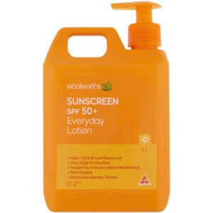Kem chống nắng Woolworths Everyday Sunscreen SPF 50+ Đủ Size Không Gây Nhờn Rít Dùng Được Cho Mặt Và Body