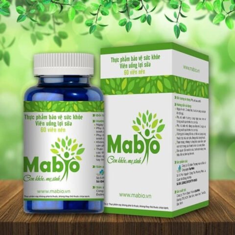 Ảnh mô tả quy trình sản xuất hiện đại của viên lợi sữa Mabio