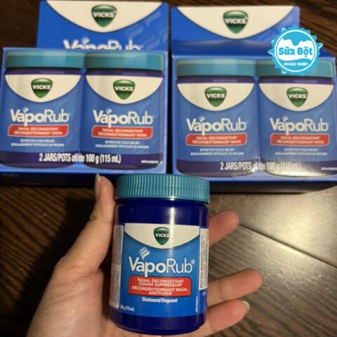 Các điểm mạnh của dầu bôi ấm ngực Vicks VapoRub nhập khẩu từ Mỹ