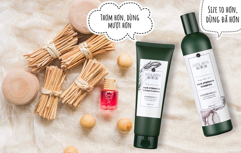 Khả năng làm sạch và giữ ẩm của dầu gội Weilaiya