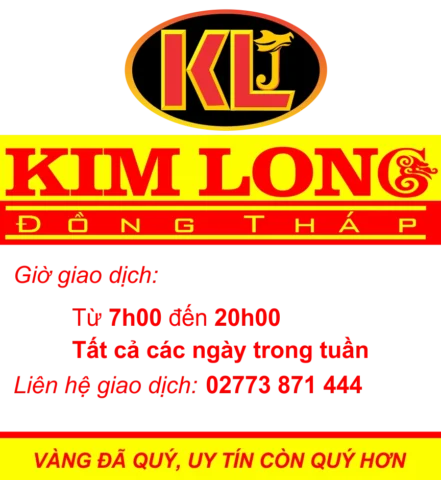 Biểu đồ biến động giá vàng Kim Long Đồng Tháp