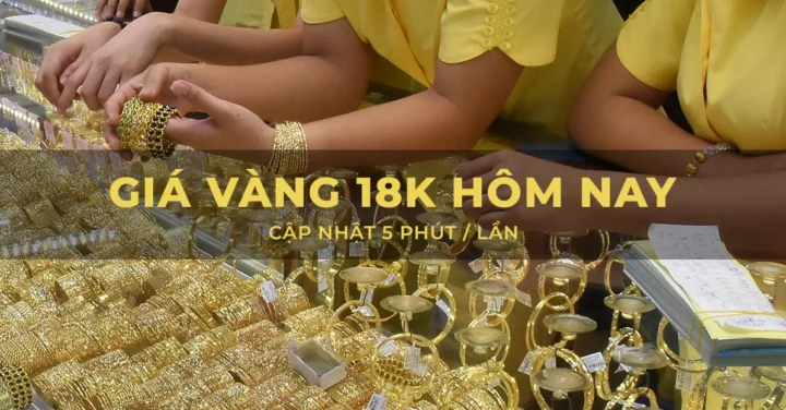 Biểu đồ dự báo giá vàng 18k