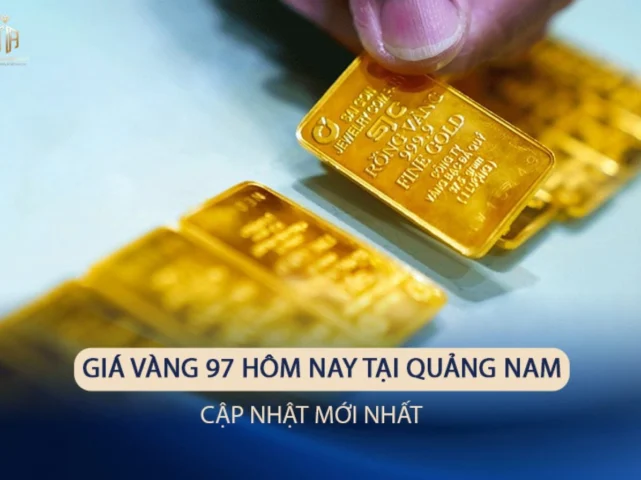 Biểu đồ giá vàng 97 hôm nay tại Quảng Nam theo giờ