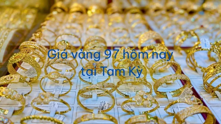 Biểu đồ giá vàng 97 hôm nay tại Tam Kỳ