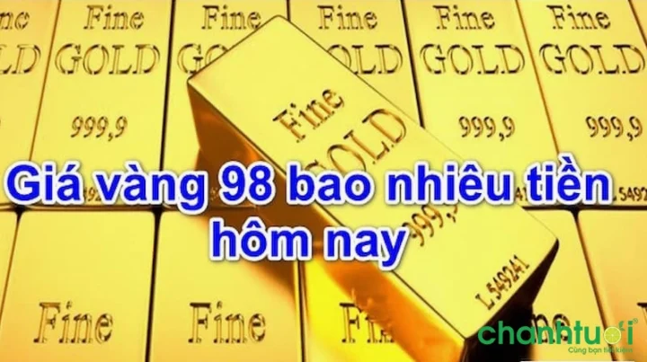 Biểu đồ giá vàng 98 theo thời gian