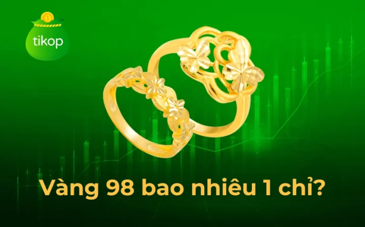 Biểu đồ giá vàng 98