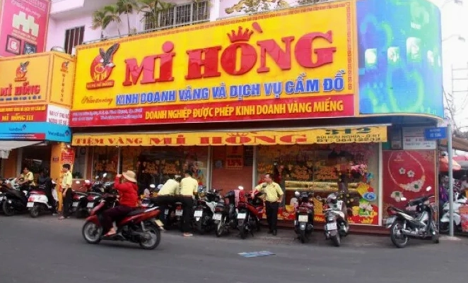 Biểu đồ giá vàng cập nhật tại Mi Hồng