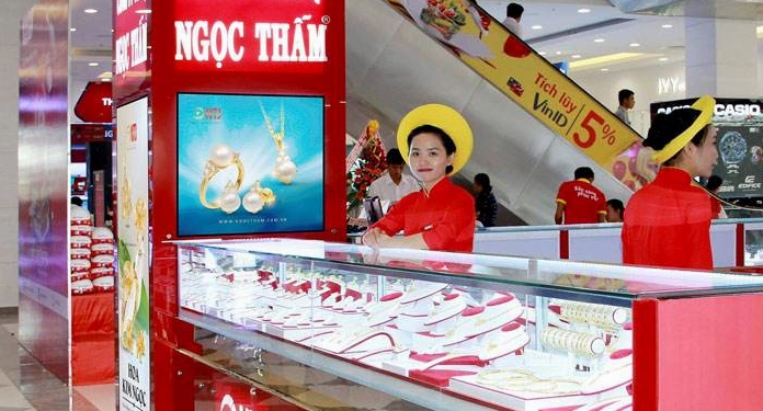 Biểu đồ giá vàng Ngọc Thẫm