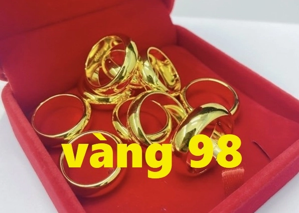 Biểu đồ giá vàng nhẫn 98 hôm nay