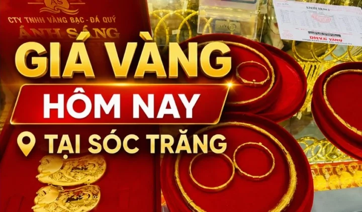 Biểu đồ giá vàng Sóc Trăng cập nhật