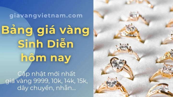 Biểu đồ giá vàng Sông Diễn