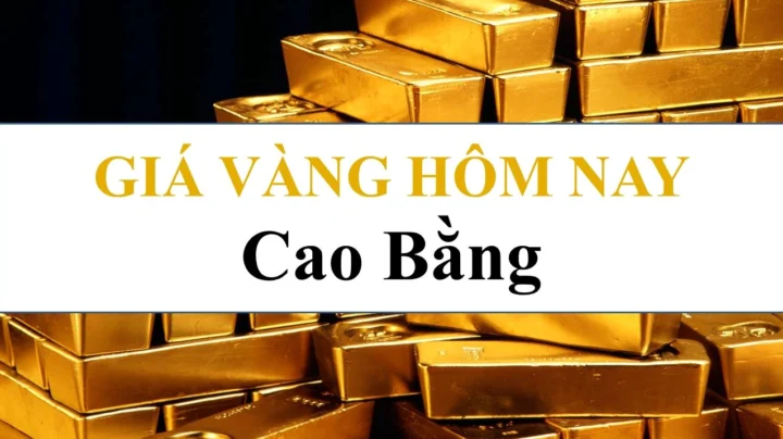 Biểu đồ giá vàng tại Cao Bằng hôm nay
