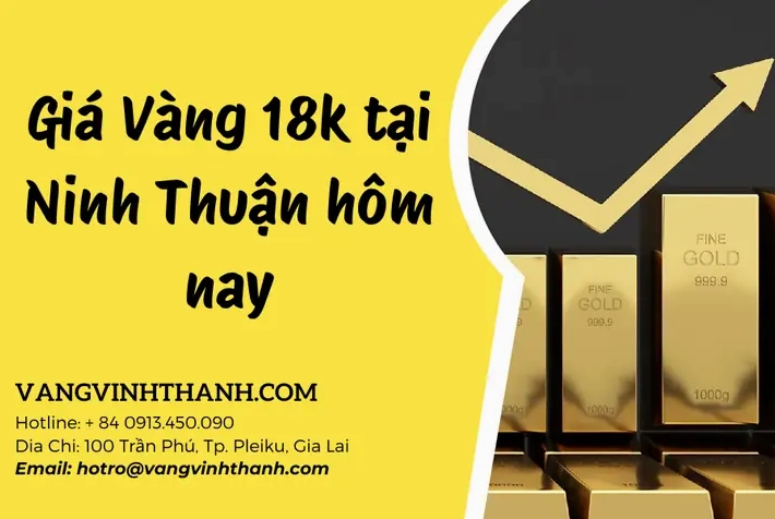 Biểu đồ giá vàng tại Ninh Thuận