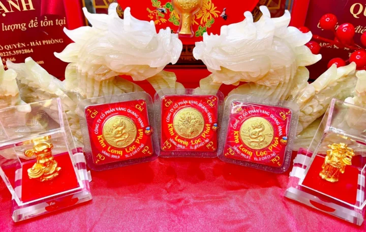 Biểu đồ giá vàng tại Vàng Quang Hạnh