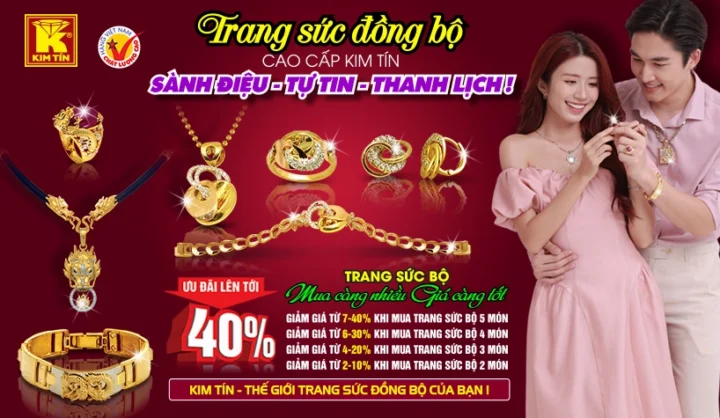 Biểu đồ giá vàng theo tháng