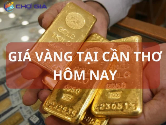 Biểu đồ so sánh giá vàng các loại tại Cần Thơ