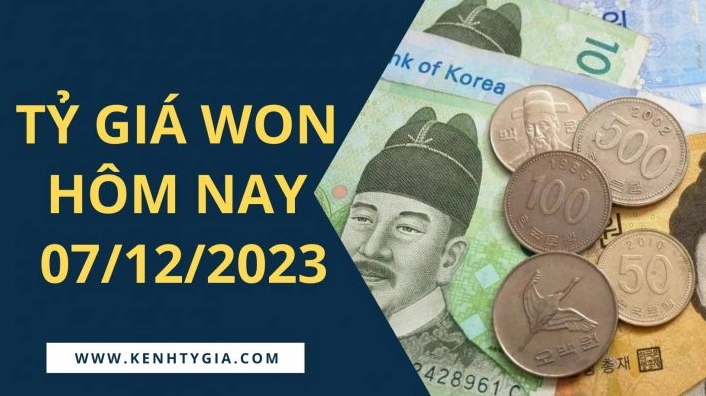 Biểu đồ tỷ giá Won Hàn Quốc