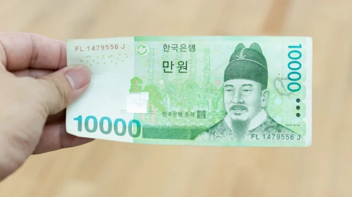 Biểu đồ tỷ giá won sang việt nam đồng