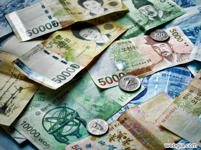 Biểu tượng tiền Won Hàn Quốc