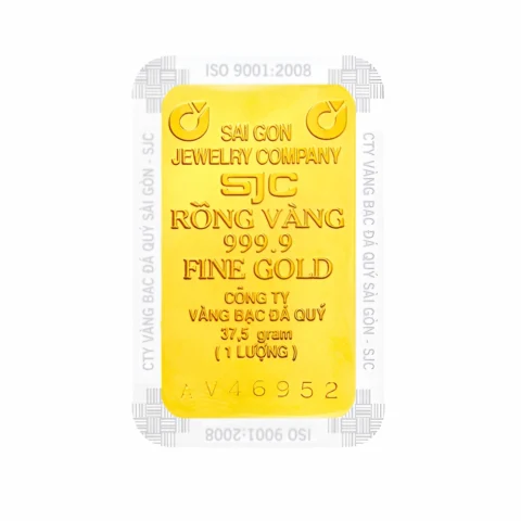 Cận cảnh 1 cây vàng SJC