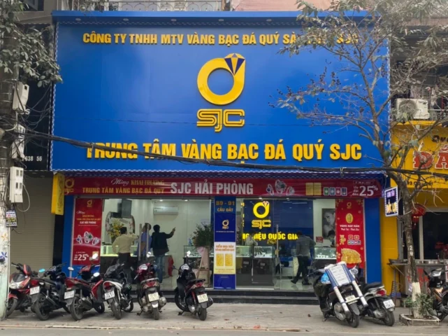 Cập nhật giá vàng SJC tại Hải Phòng