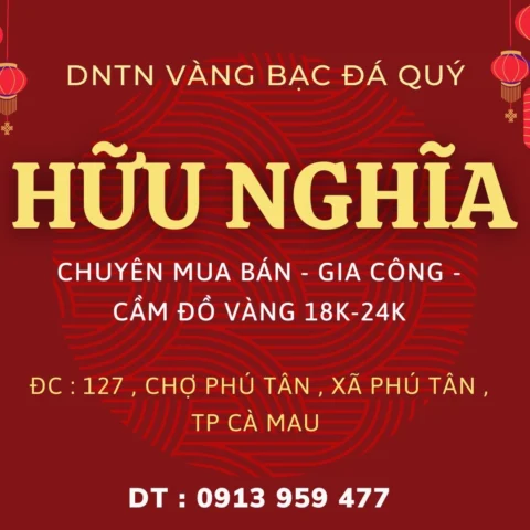 Cửa hàng trưng bày sản phẩm kim hoàn Cà Mau