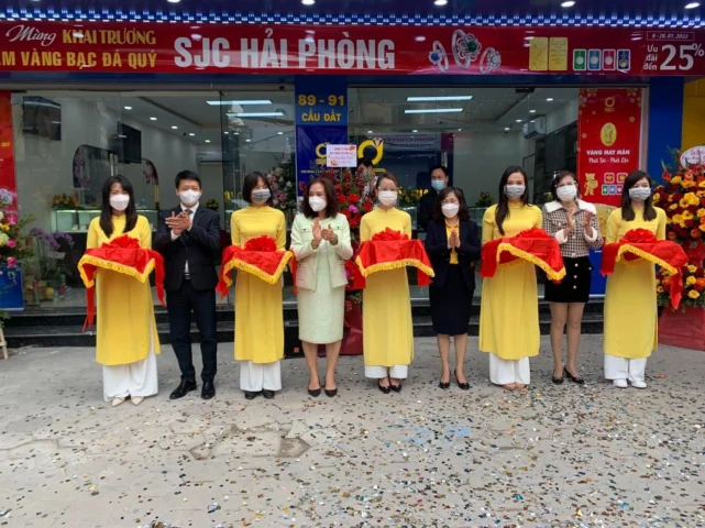 Cửa hàng vàng SJC Hải Phòng