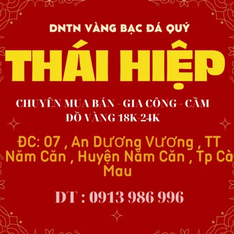 Cửa hàng Vàng tại Cà Mau