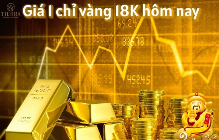 Giá vàng 18K 1 chỉ hôm nay