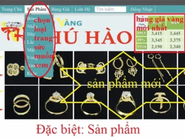 Giá vàng 24K tại Bến Tre Phú Hào năm 2026