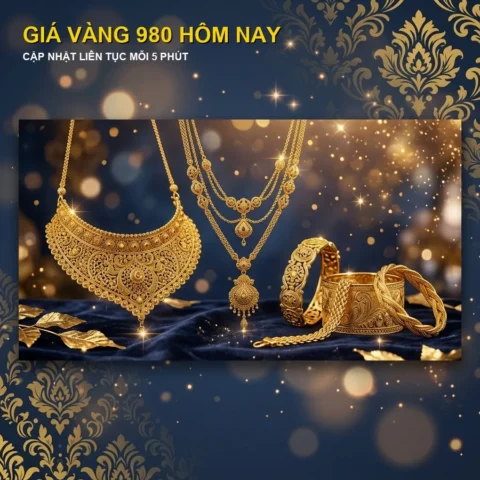 Giá vàng 980 hôm nay