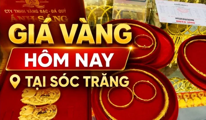 Giá vàng SJC hôm nay tại Sóc Trăng