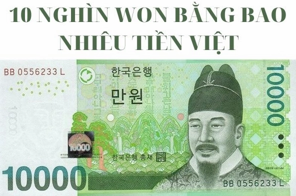 Hình ảnh tiền Won Hàn Quốc