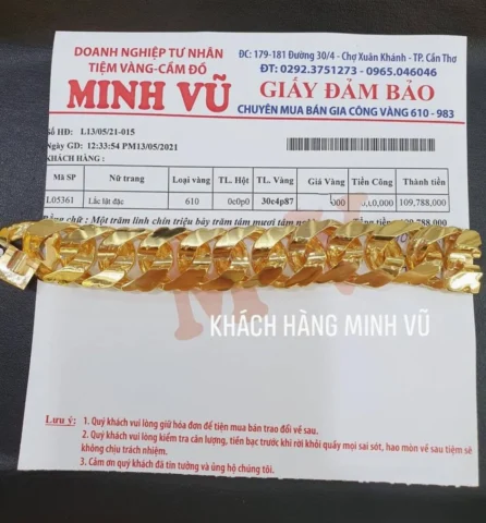 Lưu ý khi mua bán vàng tại tiệm vàng