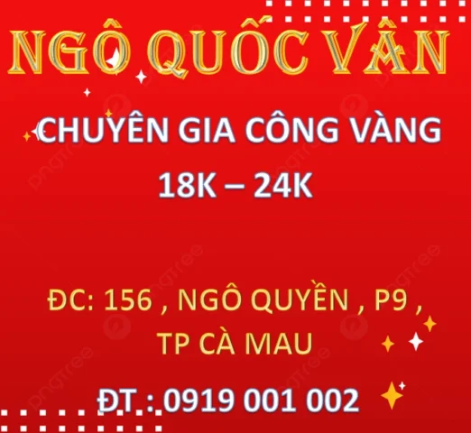 Nghệ nhân làm việc tại xưởng kim hoàn Cà Mau