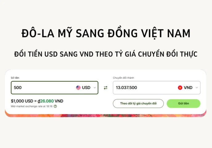 Đổi 500 đô la Mỹ sang tiền Việt Nam tại tiệm vàng
