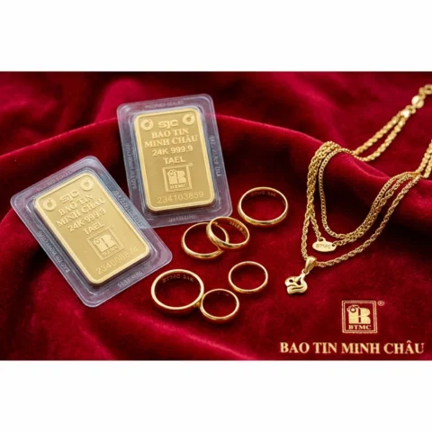 Sản phẩm vàng tại Bảo Tín Minh Châu