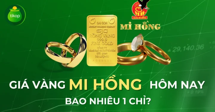 So sánh giá vàng Mi Hồng với các loại vàng khác