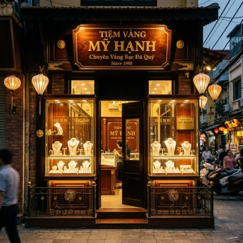 Tiệm vàng Mỹ Hạnh tại Hà Đông cung cấp dịch vụ uy tín
